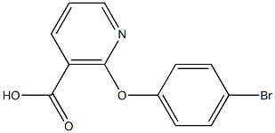 2-(4-bromophenoxy)nicotinic acid Structure