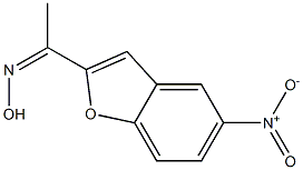 1-(5-nitrobenzo[b]furan-2-yl)ethan-1-one oxime 구조식 이미지