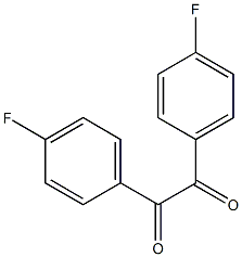 1,2-bis(4-fluorophenyl)ethane-1,2-dione 구조식 이미지