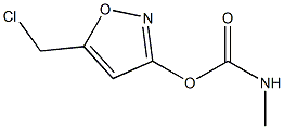 5-(chloromethyl)-3-isoxazolyl N-methylcarbamate Structure