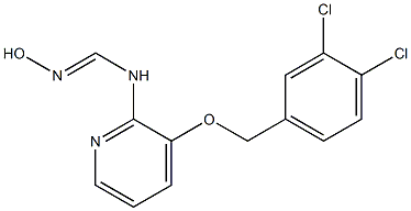 N-{3-[(3,4-dichlorobenzyl)oxy]pyridin-2-yl}-N'-hydroxyiminoformamide Structure