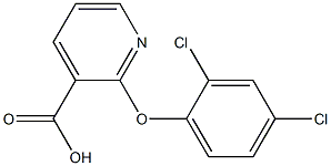 2-(2,4-Dichlorophenoxy)pyridine-3-carboxylic acid 구조식 이미지