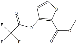 methyl 3-[(2,2,2-trifluoroacetyl)oxy]thiophene-2-carboxylate Structure