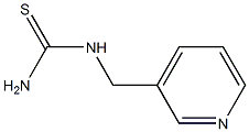 N-(3-pyridinylmethyl)thiourea Structure