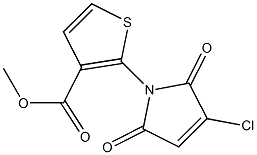 methyl 2-(3-chloro-2,5-dioxo-2,5-dihydro-1H-pyrrol-1-yl)thiophene-3-carboxylate Structure