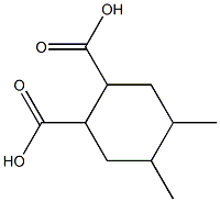 4,5-dimethylcyclohexane-1,2-dicarboxylic acid 구조식 이미지