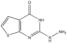 2-hydrazinothieno[2,3-d]pyrimidin-4(3H)-one 구조식 이미지