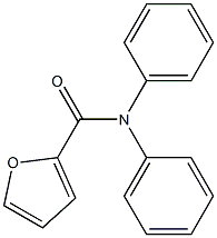 N2,N2-diphenyl-2-furamide 구조식 이미지