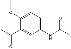 N-(3-acetyl-4-methoxyphenyl)acetamide Structure