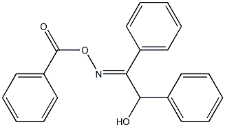 2-[(benzoyloxy)imino]-1,2-diphenylethan-1-ol 구조식 이미지