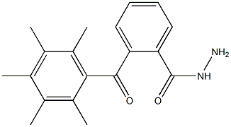 2-(2,3,4,5,6-pentamethylbenzoyl)benzene-1-carbohydrazide Structure