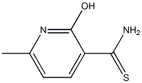 2-hydroxy-6-methylpyridine-3-carbothioamide 구조식 이미지