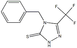4-benzyl-5-(trifluoromethyl)-2,4-dihydro-3H-1,2,4-triazole-3-thione 구조식 이미지