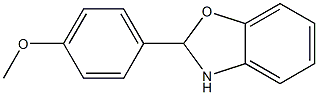 2-(4-methoxyphenyl)-2,3-dihydro-1,3-benzoxazole Structure