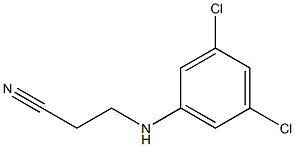 N-(2-Cyanoethyl)-3,5-dichloroaniline 구조식 이미지