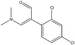 (Z)-2-(2,4-dichlorophenyl)-3-(dimethylamino)-2-propenal Structure