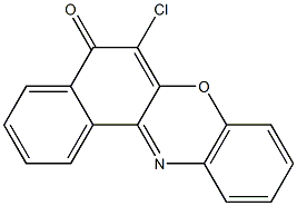 6-chloro-5H-benzo[a]phenoxazin-5-one 구조식 이미지