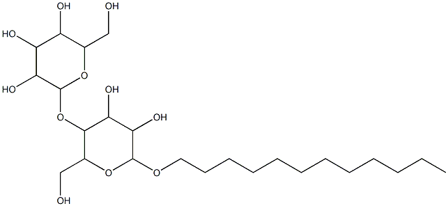 2-{[6-(dodecyloxy)-4,5-dihydroxy-2-(hydroxymethyl)tetrahydro-2H-pyran-3-yl]oxy}-6-(hydroxymethyl)tetrahydro-2H-pyran-3,4,5-triol Structure