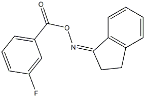 1-{[(3-fluorobenzoyl)oxy]imino}indane Structure