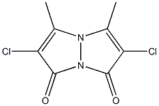 2,6-dichloro-3,5-dimethyl-1H,7H-pyrazolo[1,2-a]pyrazole-1,7-dione 구조식 이미지