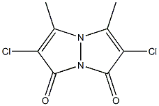 2,6-dichloro-3,5-dimethyl-1H,7H-pyrazolo[1,2-a]pyrazole-1,7-dione Structure