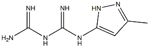 ({imino[(3-methyl-1H-pyrazol-5-yl)amino]methyl}amino)methanimidamide Structure