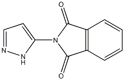 2-(1H-pyrazol-5-yl)isoindoline-1,3-dione 구조식 이미지