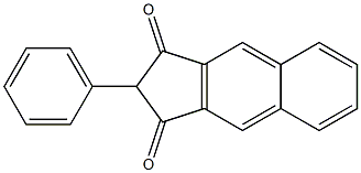 2-phenyl-2,3-dihydro-1H-cyclopenta[b]naphthalene-1,3-dione Structure