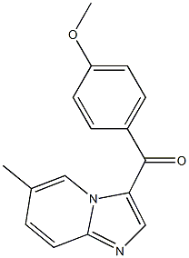 (4-methoxyphenyl)(6-methylimidazo[1,2-a]pyridin-3-yl)methanone Structure