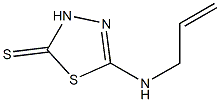 5-(allylamino)-1,3,4-thiadiazole-2(3H)-thione 구조식 이미지