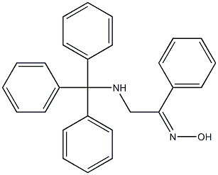 1-phenyl-2-(tritylamino)ethan-1-one oxime 구조식 이미지