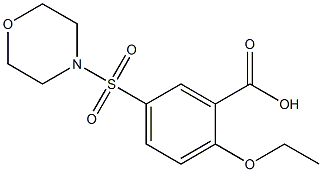 2-ethoxy-5-(morpholinosulfonyl)benzenecarboxylic acid Structure