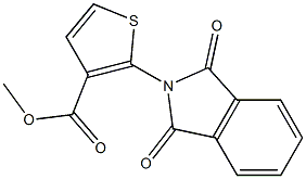 methyl 2-(1,3-dioxo-2,3-dihydro-1H-isoindol-2-yl)thiophene-3-carboxylate Structure