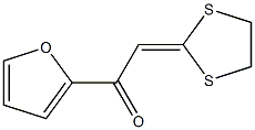 2-(1,3-dithiolan-2-yliden)-1-(2-furyl)ethan-1-one Structure