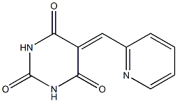 5-(2-pyridylmethylidene)hexahydropyrimidine-2,4,6-trione Structure