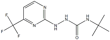 N1-(tert-butyl)-2-[4-(trifluoromethyl)pyrimidin-2-yl]hydrazine-1-carboxamide Structure