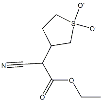 ethyl cyano(1,1-dioxidotetrahydrothien-3-yl)acetate Structure