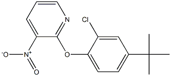 2-[4-(tert-butyl)-2-chlorophenoxy]-3-nitropyridine 구조식 이미지