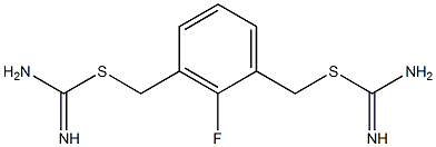 3-({[amino(imino)methyl]thio}methyl)-2-fluorobenzyl aminomethanimidothioate 구조식 이미지