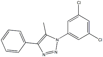 1-(3,5-dichlorophenyl)-5-methyl-4-phenyl-1H-1,2,3-triazole Structure