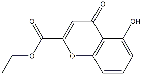ethyl 5-hydroxy-4-oxo-4H-chromene-2-carboxylate Structure