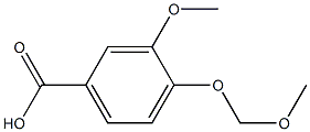 3-methoxy-4-(methoxymethoxy)benzoic acid Structure