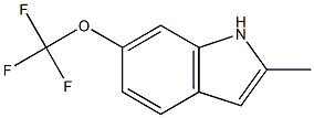 2-methyl-6- (trifluoromethoxy)-1H-indole 구조식 이미지