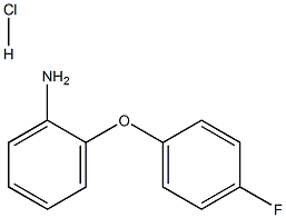 2-(4-Fluorophenoxy)aniline hydrochloride 구조식 이미지