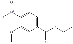 Ethyl 3-methoxy-4-nitrobenzoate 구조식 이미지