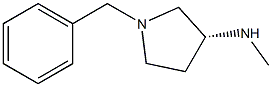 (R)-1-benzyl-N-methylpyrrolidin-3-amine 구조식 이미지