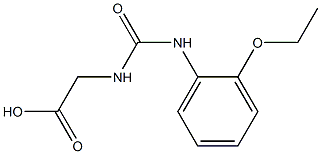 ({[(2-ethoxyphenyl)amino]carbonyl}amino)acetic acid 구조식 이미지