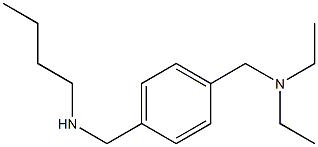 ({4-[(butylamino)methyl]phenyl}methyl)diethylamine 구조식 이미지