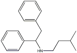 (1,2-diphenylethyl)(3-methylbutyl)amine 구조식 이미지