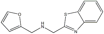 (1,3-benzothiazol-2-ylmethyl)(furan-2-ylmethyl)amine Structure